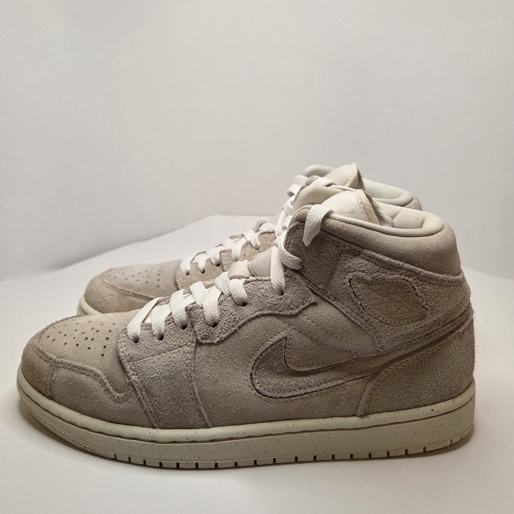Nike Air Jordan 1 Mid SE Craft "Pale Ivory" Size 8.5